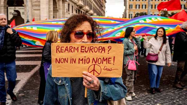 No to a Europe of war – No to European rearmament
